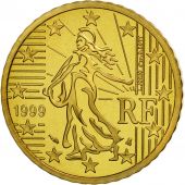 France, 50 Euro Cent, 1999, BE, Laiton, KM:1287
