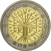 France, 2 Euro, PROOF 1999, MS(65-70), Bi-Metallic, KM:1289