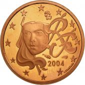 France, Euro Cent, 2004, BE, Copper Plated Steel, KM:1282