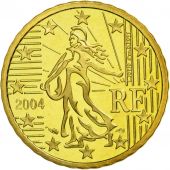 France, 10 Euro Cent, 2004, BE, Laiton, KM:1285