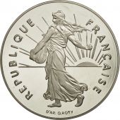 France, Semeuse, 5 Francs, 1997, Paris, BE, Nickel Clad Copper-Nickel