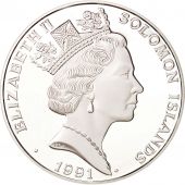 Salomon, Elisabeth II, 10 Dollars 1991, Jeux Olympiques 1992, KM 48