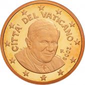 Cit du Vatican, 5 Euro Cent, BE 2009, SPL, Copper Plated Steel, KM:377