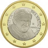 VATICAN CITY, Euro, PROOF 2009, MS(63), Bi-Metallic, KM:388