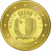 Malte, 50 Euro Cent, 2011, SPL, Laiton, KM:130