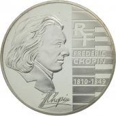 France, 1-1/2 Euro, Chopin, PROOF 2005, MS(65-70), Silver, KM:2027