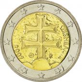 Slovaquie, 2 Euro, Cross, 2009, SPL, Bi-Metallic