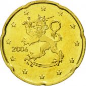 Finlande, 20 Euro Cent, 2006, FDC, Laiton, KM:102