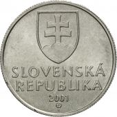Slovaquie, 20 Halierov, 2001, FDC, Aluminium, KM:18
