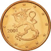 Finland, Euro Cent, 2001, MS(65-70), Copper Plated Steel, KM:98