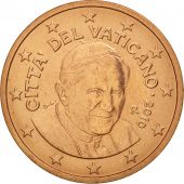 VATICAN CITY, 5 Euro Cent, 2010, MS(65-70), Copper Plated Steel, KM:377