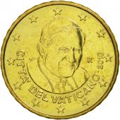 VATICAN CITY, 10 Euro Cent, 2010, MS(65-70), Brass, KM:385