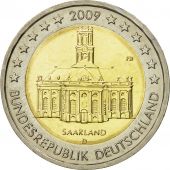 Rpublique fdrale allemande, 2 Euro, Saarland, 2009, SPL, Bi-Metallic