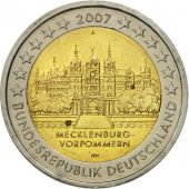 Rpublique fdrale allemande, 2 Euro, Mecklembourg, 2007, SUP+, Bi-Metallic