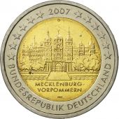 Rpublique fdrale allemande, 2 Euro, Mecklembourg, 2007, SUP, Bi-Metallic
