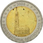 Rpublique fdrale allemande, 2 Euro, Hambourg, 2008, SUP, Bi-Metallic