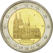 Rpublique fdrale allemande, 2 Euro, R N W, 2011, SPL, Bi-Metallic, KM:293