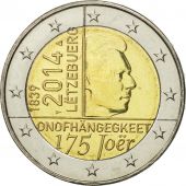 Luxembourg, 2 Euro, Londres, 2014, MS(63), Bi-Metallic