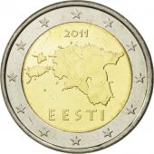 Estonia, 2 Euro, 2011, AU(55-58), Bi-Metallic, KM:68