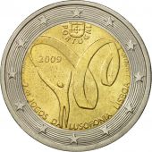 Portugal, 2 Euro, Lusophonie, 2009, SPL, Bi-Metallic, KM:786