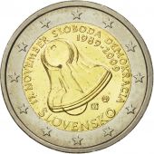 Slovakia, 2 Euro, Revolution, 2009, MS(63), Bi-Metallic, KM:107