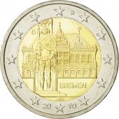 Rpublique fdrale allemande, 2 Euro, Bremen, 2010, SPL, Bi-Metallic, KM:285