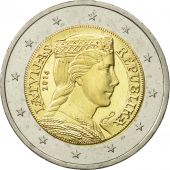 Latvia, 2 Euro, 2014, MS(63), Bi-Metallic, KM:157