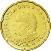 VATICAN CITY, 20 Euro Cent, 2003, MS(65-70), Brass, KM:345