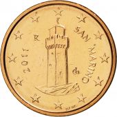 San Marino, Euro Cent, 2011, MS(65-70), Copper Plated Steel, KM:440
