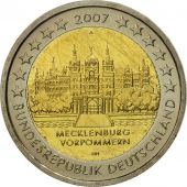 Rpublique fdrale allemande, 2 Euro, Mecklembourg, 2007, SPL, Bi-Metallic