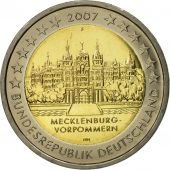 Rpublique fdrale allemande, 2 Euro, Mecklembourg, 2007, SPL, Bi-Metallic