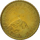 Slovenia, 50 Euro Cent, 2007, AU(55-58), Brass, KM:73