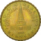 Slovnie, 10 Euro Cent, 2007, SUP, Laiton, KM:71