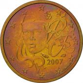 France, Euro Cent, 2007, SUP, Copper Plated Steel, KM:1282
