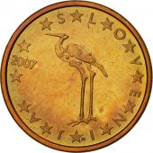Slovnie, Euro Cent, 2007, SUP, Copper Plated Steel, KM:68