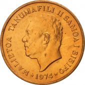 Samoa, 2 Sene, 1974, FDC, Bronze, KM:13