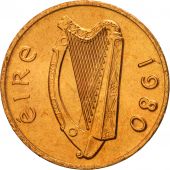 IRELAND REPUBLIC, Penny, 1980, FDC, Bronze, KM:20
