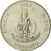 Vanuatu, 50 Vatu, 1983, British Royal Mint, MS(65-70), Copper-nickel, KM:8