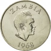 Zambia, 20 Ngwee, 1968, British Royal Mint, MS(65-70), Copper-nickel, KM:13