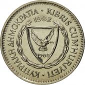 Cyprus, 50 Mils, 1982, MS(65-70), Copper-nickel, KM:41