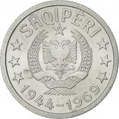 Albania, 5 Qindarka, 1969, Rome, MS(65-70), Aluminum, KM:44