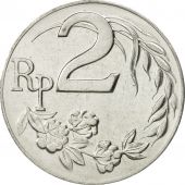 Indonesia, 2 Rupiah, 1970, MS(65-70), Aluminum, KM:21