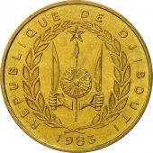 Djibouti, 20 Francs, 1983, Paris, FDC, Aluminum-Bronze, KM:24