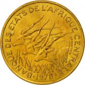 tats de lAfrique centrale, 25 Francs, 1978, Paris, FDC, Aluminum-Bronze
