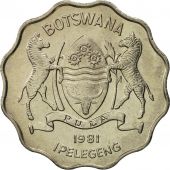 Botswana, Pula, 1981, British Royal Mint, MS(65-70), Copper-nickel, KM:8