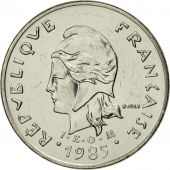 French Polynesia, 10 Francs, 1985, Paris, FDC, Nickel, KM:8