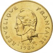 French Polynesia, 100 Francs, 1986, Paris, MS(65-70), Nickel-Bronze, KM:14