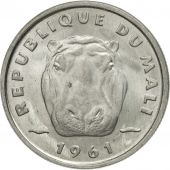 Mali, 5 Francs, 1961, FDC, Aluminium, KM:2