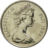 Fiji, Elizabeth II, 10 Cents, 1982, MS(65-70), Copper-nickel, KM:30