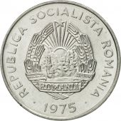 Roumanie, 15 Bani, 1975, FDC, Aluminium, KM:93a